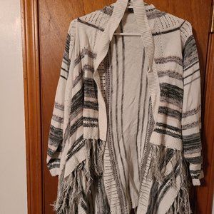 Torrid fringe bottom cardigan